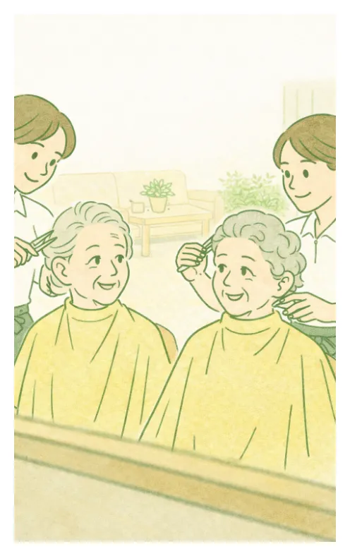 施設に訪問しての施術イメージ